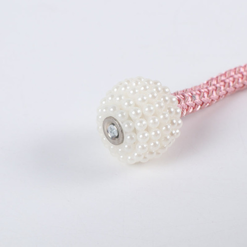 Amazon Cross-border Pearl Curtain Buckle Simple Curtain Strap Pearl Magnetic Buckle Strap Curtain Tie Rope Accessories Wholesale