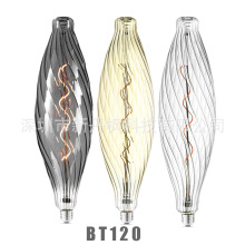 BT120 4W LED装饰灯泡 螺纹外壳DIY 茶色烟灰 无频闪调光 ETL认证