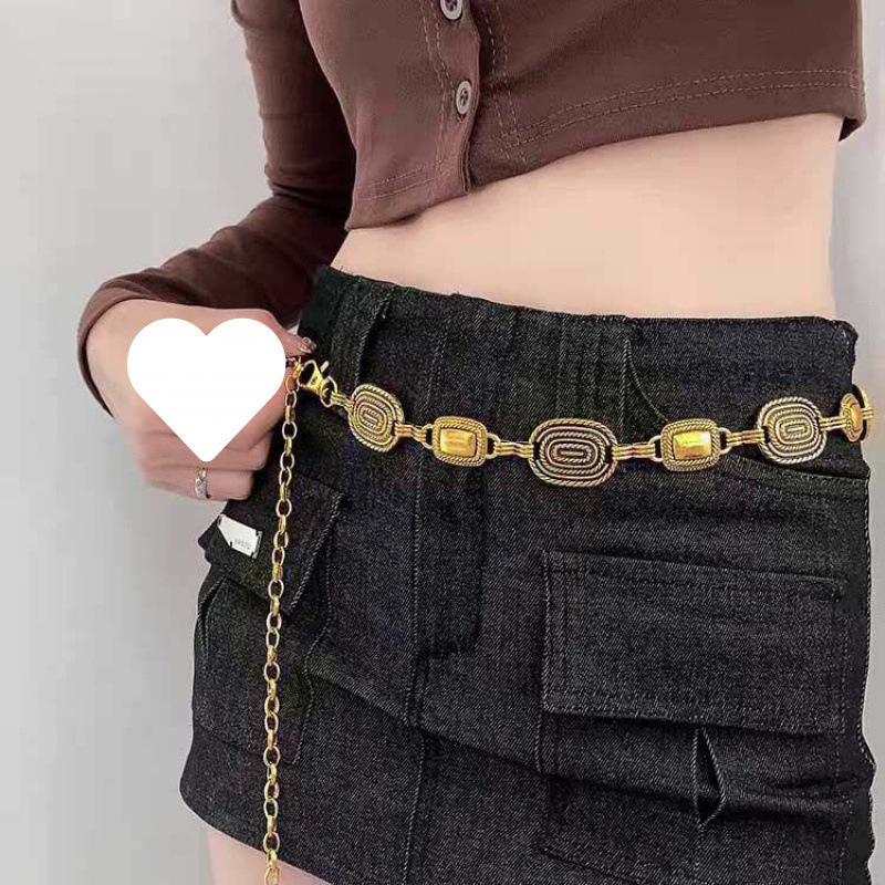 Bohemia retro plata metal mariposa cinturón cinturón de nicho accesorios de estilo nacional vestido