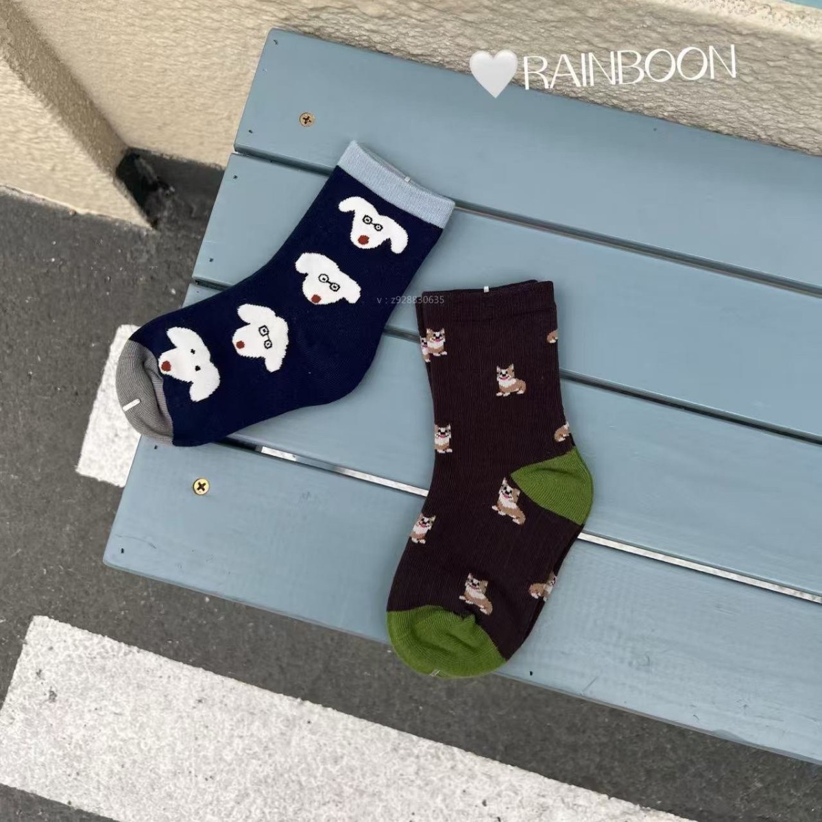 Breathable sports demi-season brand knee socks for leisure