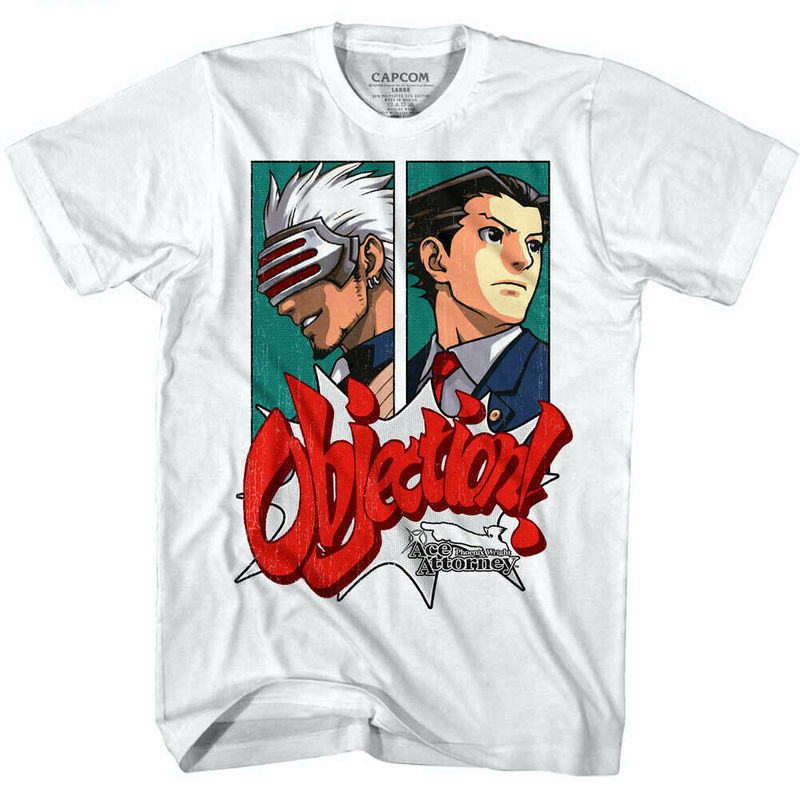 Reverse Referee Ace Attorney Mens-T-Shirt Chengbu Tang Longyi Game Character Joint Male T-shirt