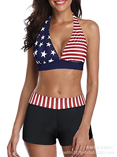 Set de Bikini Deportivo con Tirantes Set de 2 Piezas de Nylon Push-Up con Almohadilla sin Aros para Natación image 11