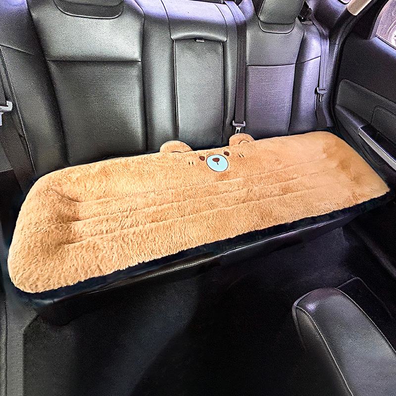 Cojín Acolchado para Asiento de Auto de Peluche, Acolchado y Térmico, para Automóvil