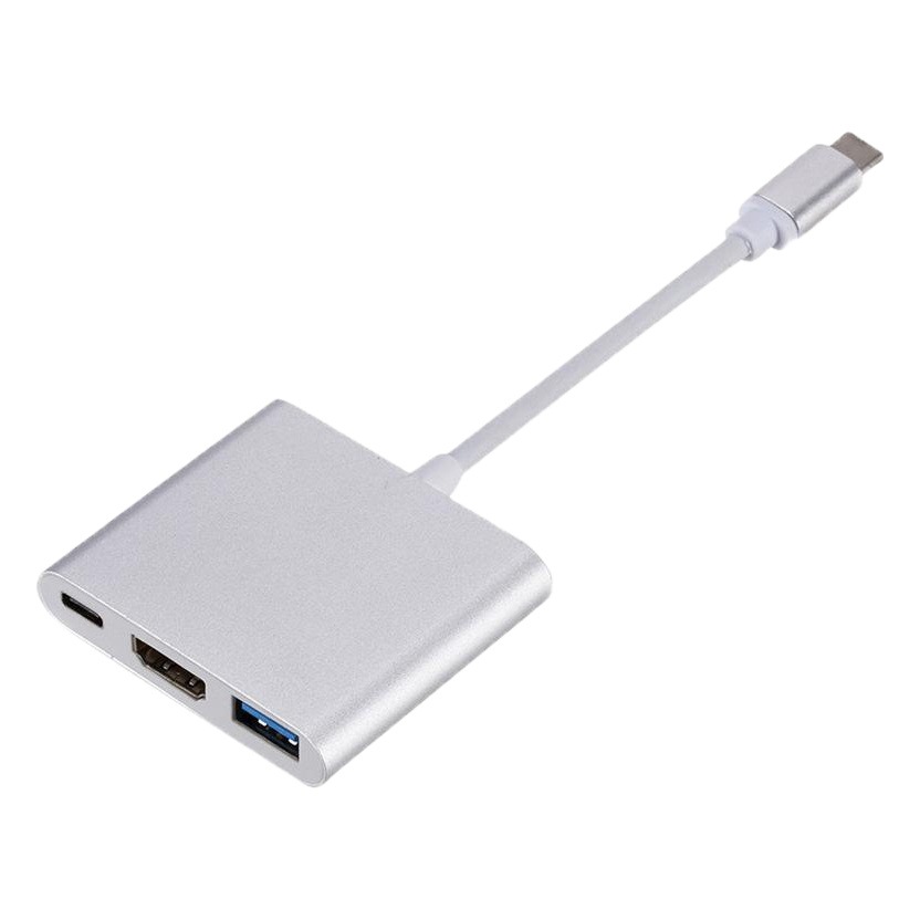 Tipo-c tres en uno HUB estación de acoplamiento TYPE-C HUB a HDMI 4K60 interruptor de soporte