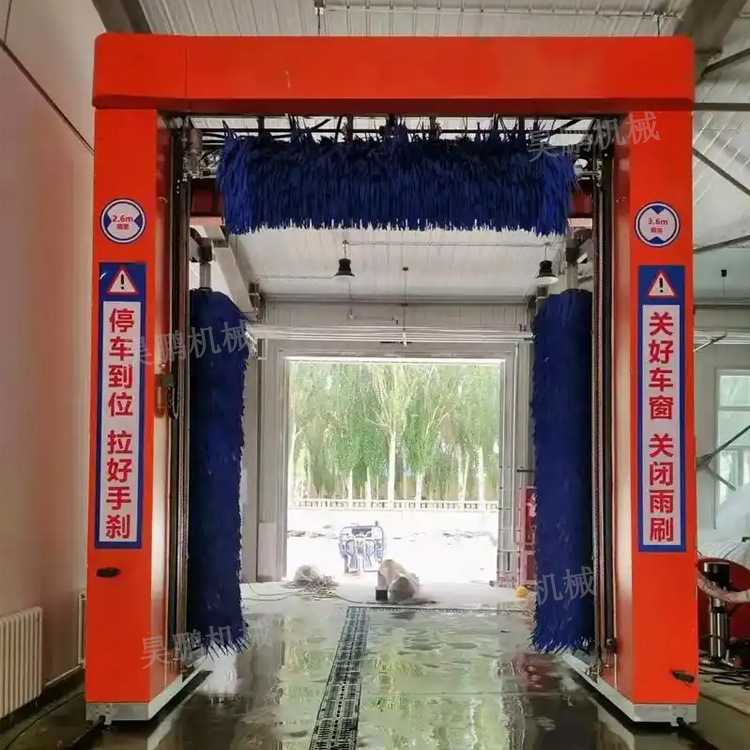 大巴往复式智能洗车机 无人值守洗车机加油站用大型清洗机