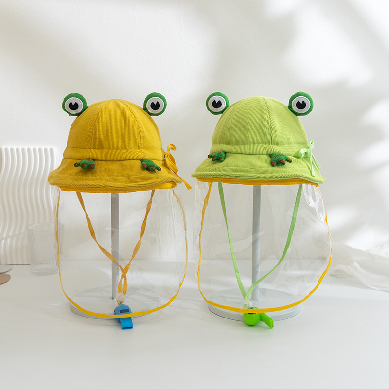 91g Weight Hat Classification Cotton Fabric Type Bucket Hat Hats Type 1 Piece Quantity Daily Occasion Frog Pattern All Seasons Season Children Unisex Gender Patchwork Design Cute Style Children Unisex Cute Frog Patchwork Bucket Hat 4