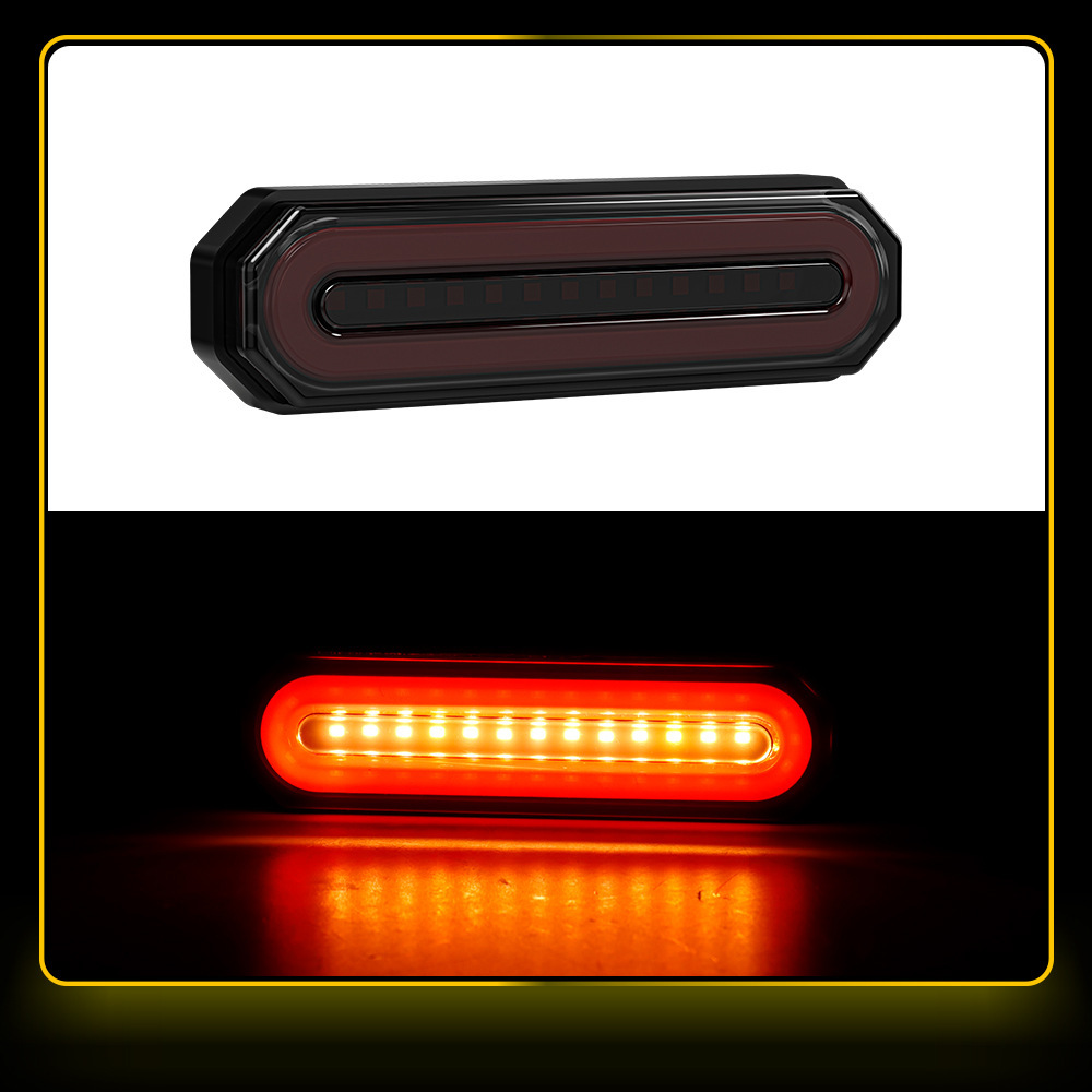 Truck 45LED long side light 12-24V burst flashing flowing water truck truck side warning light car tail light