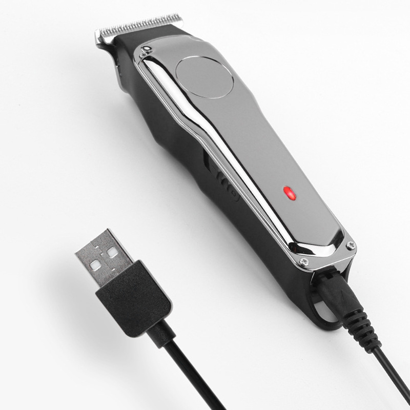 Cross-border classic home-use electric hair trimmer, vintage oil-head blade with electroplated finish, household electric clipper