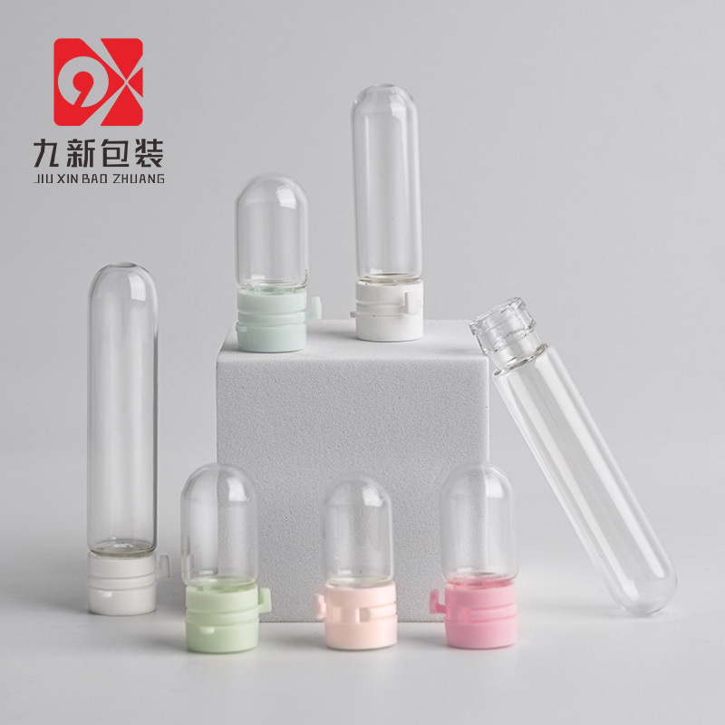 1.5m small bulb bottle 2ml sub-bottle 5ml essence liquid bottle cosmetic bottle cleansing oil small sample bottle factory direct sales