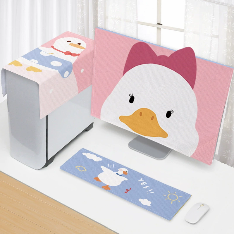 Компьютер пыленепроницаемый набор из трех частей дома милый стерео настольный монитор клавиатура пылезащитная ткань пылезащитное полотенце