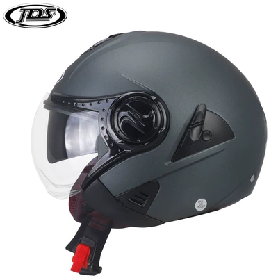 Motosiklet kaskı (dəbilqə) — Half Helmet for All Seasons - 622-matte-gray-m