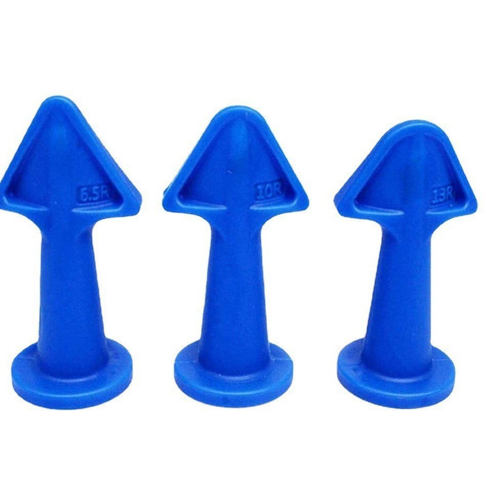 파란색 접착제 노즐