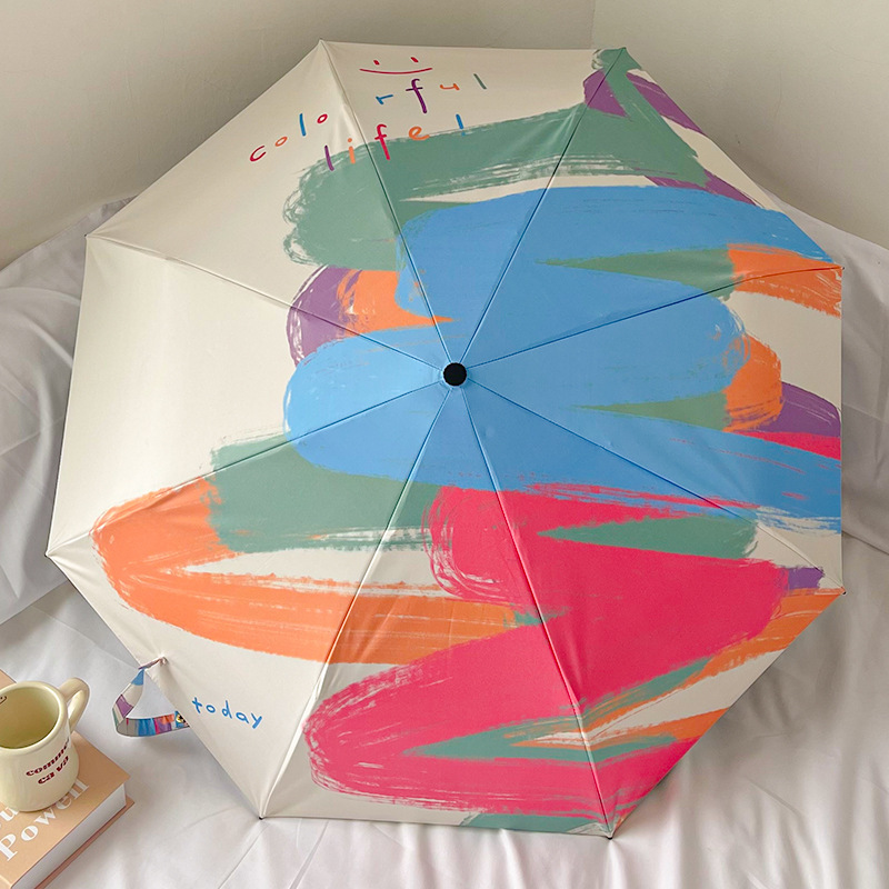 Sun Umbrella, Uv Protection, Sunshade Umbrella for Women, Foldable, Portable, Automatic, Dual-Use for Sun and Rain, Fresh Style, One-Piece Dropshipping Sun Umbrella, Uv Protection, Sunshade Umbrella for Women, Foldable, Portable, Automatic, Dual-Use for Sun and Rain, Fresh Style, One-Piece Dropshipping