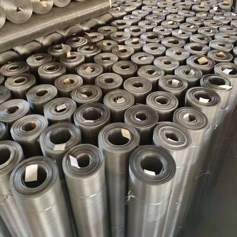 批发100目不锈钢丝网 316L 321不锈钢丝网金属过滤网不锈钢过滤布