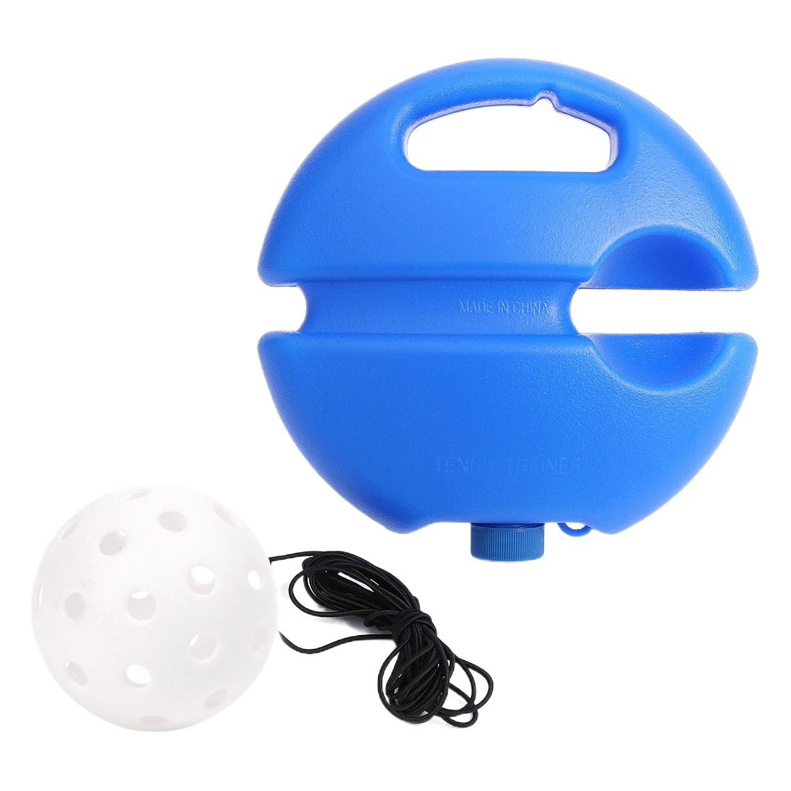 Pickleball Trainer Flap Pocket Pants with 74mm Super Hard Pe Outdoor 40-Hole Toy Competition Single Practice Hole Ball
