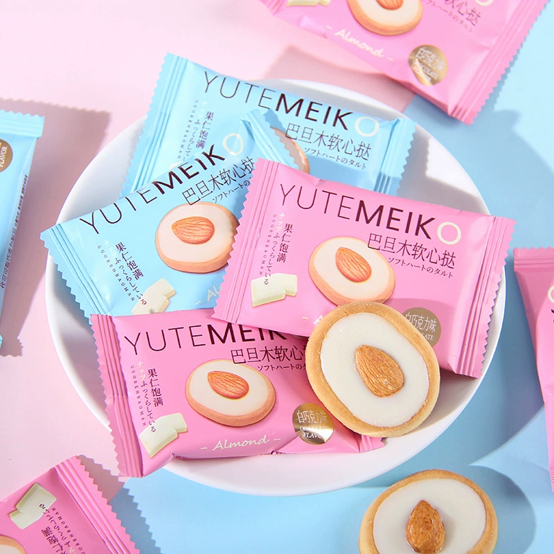 Хандэ Мингго Аalmond мягкий сердечный тарт печенье целлюлоза ореховый тарт на свадьбу сувениры свадебный торт