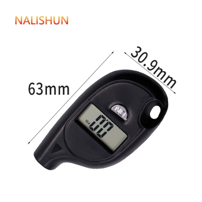 Air pressure gauge/tire pressure gauge digital display measuring car tire - keychain-tire-pressure-gauge-card-without-battery