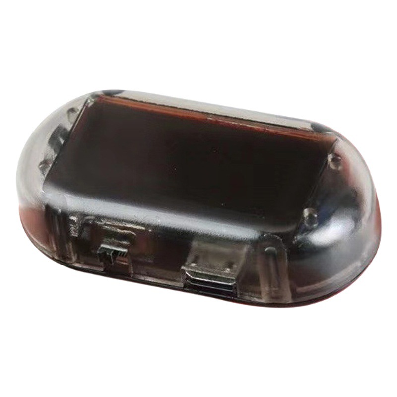 Luz antirrobo del coche interior del coche luz LED modificación sin cableado simulación universal inducción antirrobo luz de advertencia solar