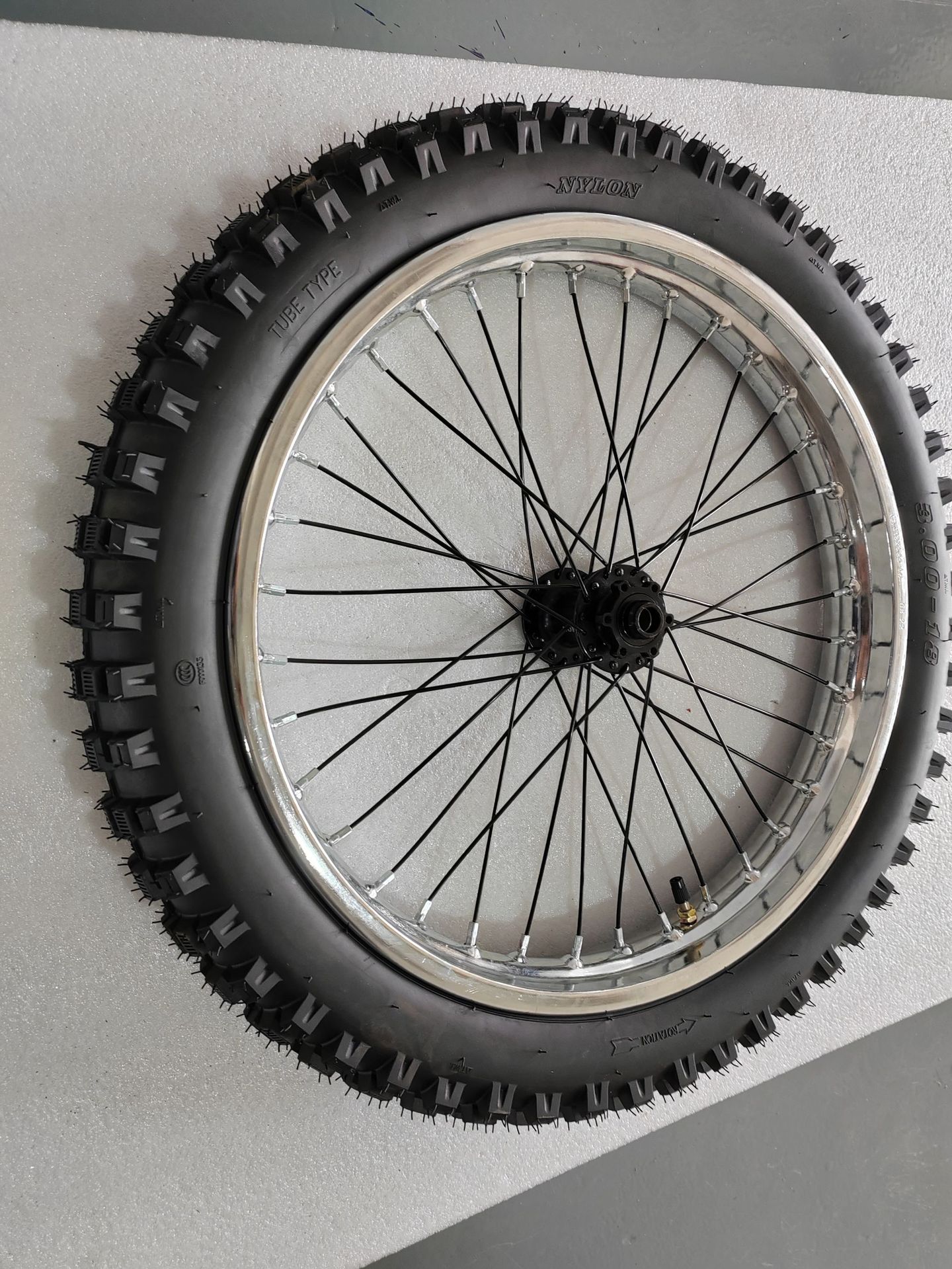 Motorcycle 21-inch front wheel off-road tire light bee dragon 19-inch front wheel set off-road electric vehicle high-power motor