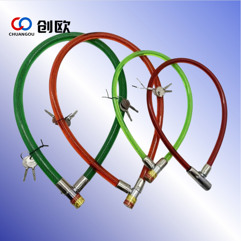 Cerradura atómica de la bicicleta cerradura de un solo anillo de bloqueo de la Cruz cilindro bicicleta de montaña batería eléctrica coche de Alambre de Bloqueo de bloqueo antirrobo Accesorios