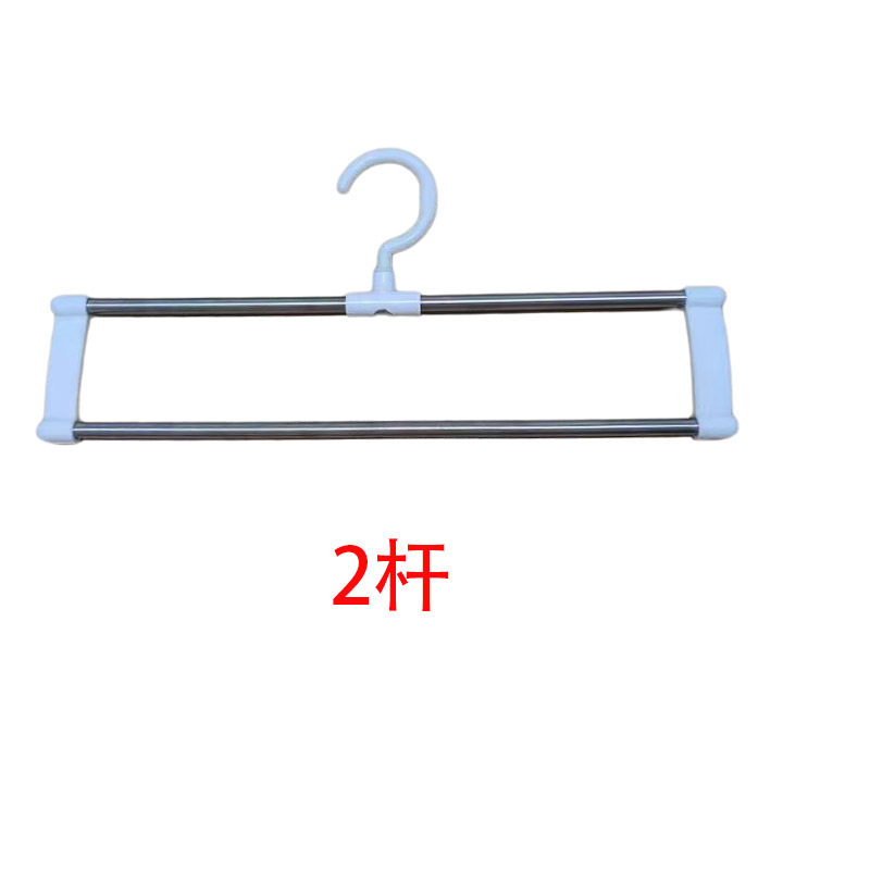 Percha de pantalón de escalera multicapa de acero inoxidable percha de pantalón plegable de cinco capas percha de pantalón de almacenamiento de acero inoxidable multifuncional para el hogar