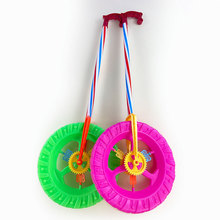 儿童手推玩具 宝宝学步大号塑料手推轮 互动推推乐地摊玩具批发
