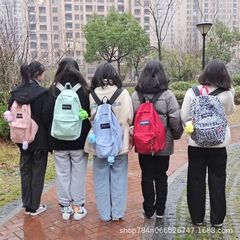 JSジェスランドセル大容量かばんリュックサックパソコンバッグ男女学生シンプル純色キャンパス旅行防水