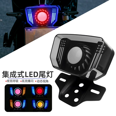Motosiklet inteqrasiya olunmuş LED xəbərdarlıq işığı CG125 MXI125 155, dinamik arxa işıq
