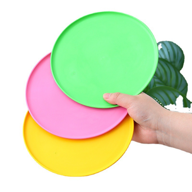 En stock al por mayor de cuero Taobao TPR de silicona Frisbee Amazon para mascotas interactivo Frisbee lanzando juguete para mascotas