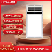 双电机浴室风暖机多功能浴霸卫浴两档大瓦数换气照明浴霸