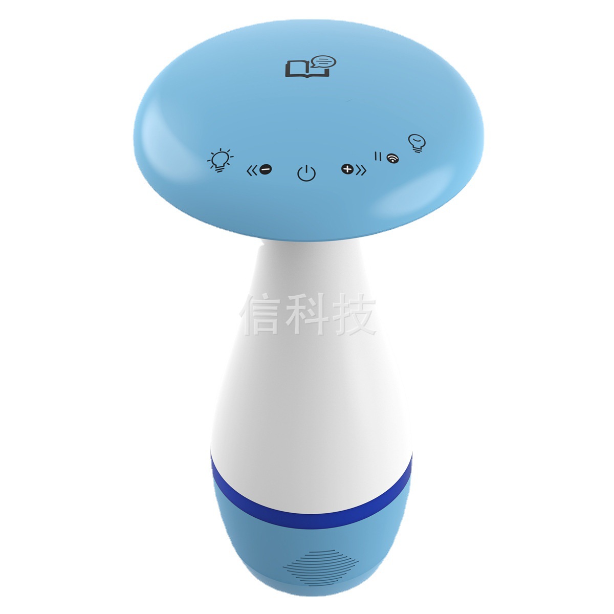 创意多功能三档调光蘑菇台灯可渐变七彩氛围灯无线蓝牙音箱
