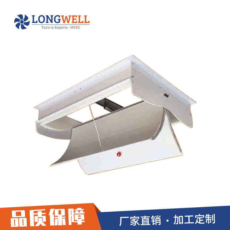 朗伟养殖场蝶形通风窗猪舍鸡舍换气窗 双开进风窗排气扇吸顶窗