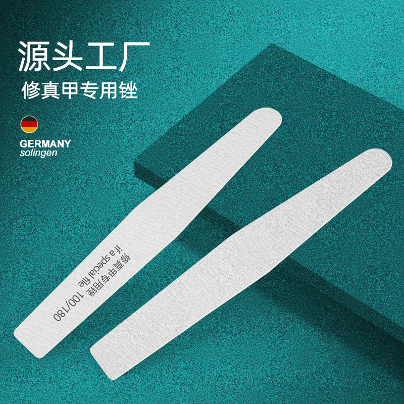 Fábrica de origen archivo de uñas, archivo de madera de fricción, archivo especial de reparación de uñas, herramientas de manicuría de polidor