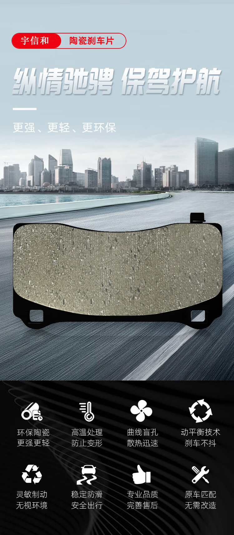 Electric Vehicle Brake Shoes Tesla Brake Disc Special Brake Pads Suitable for Tesla Tesla Modely