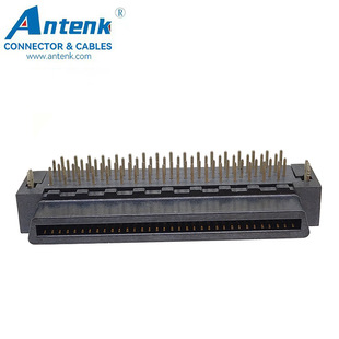 SCSI68PIN,1.27mmSeries Plug Right-Angle Full Plastic Type