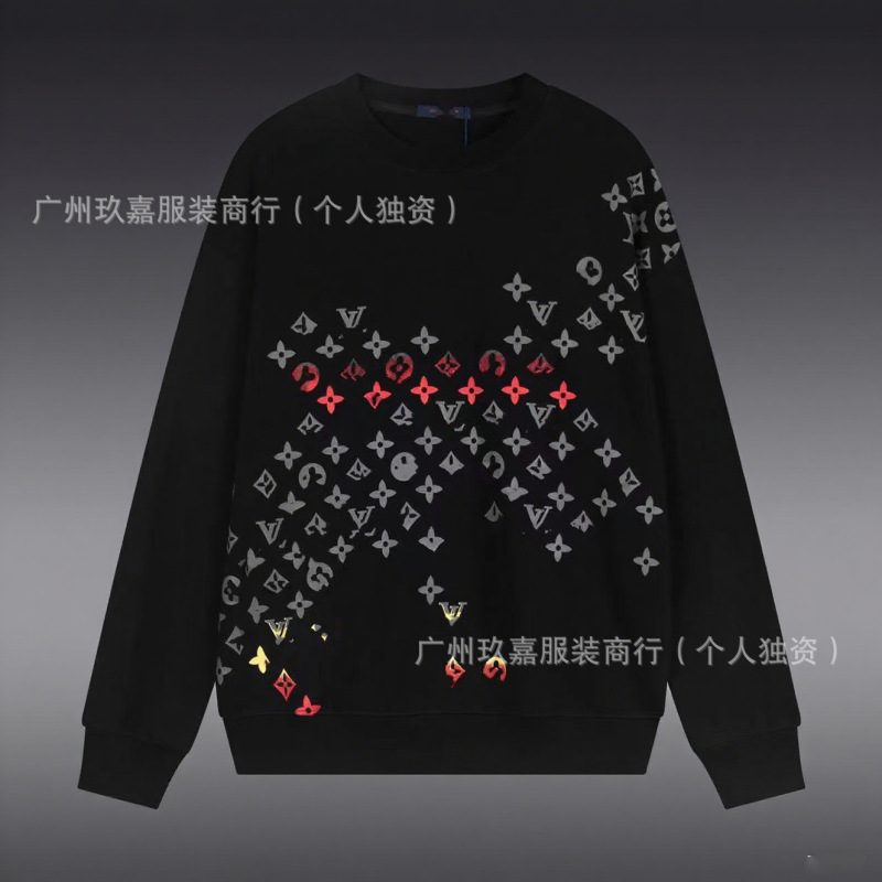 跨境.正确版.驴家秋冬系列高克重纯棉长袖卫衣高版本.25新款|undefined