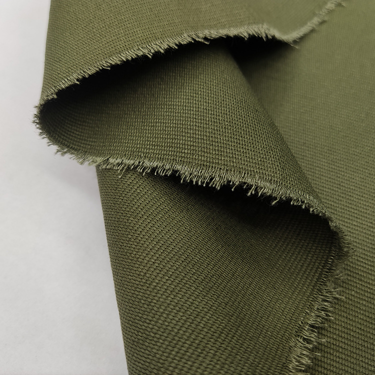 Fábrica directa de color sólido 260gsm algodón tela de prenda de tela de spandex