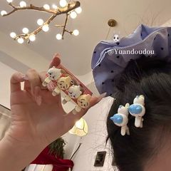 新しいちいかわ Ji Yi Xiaoba パパクリップ女の子甘いヘアピン学生かわいい漫画前髪ヘアアクセサリー