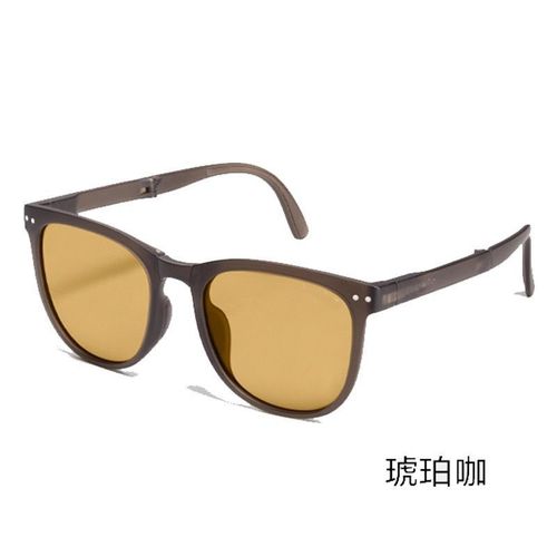 Direct factory sale sun protective sun glasses for men and women, high-end Instagram square foldable sunglasses for driving, sunshading glasses.