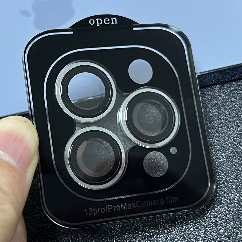 Camera Lens Protector (Apple) iPhone 17 / 17 Pro Max Compatible, Metal Ring, Geolocation Function