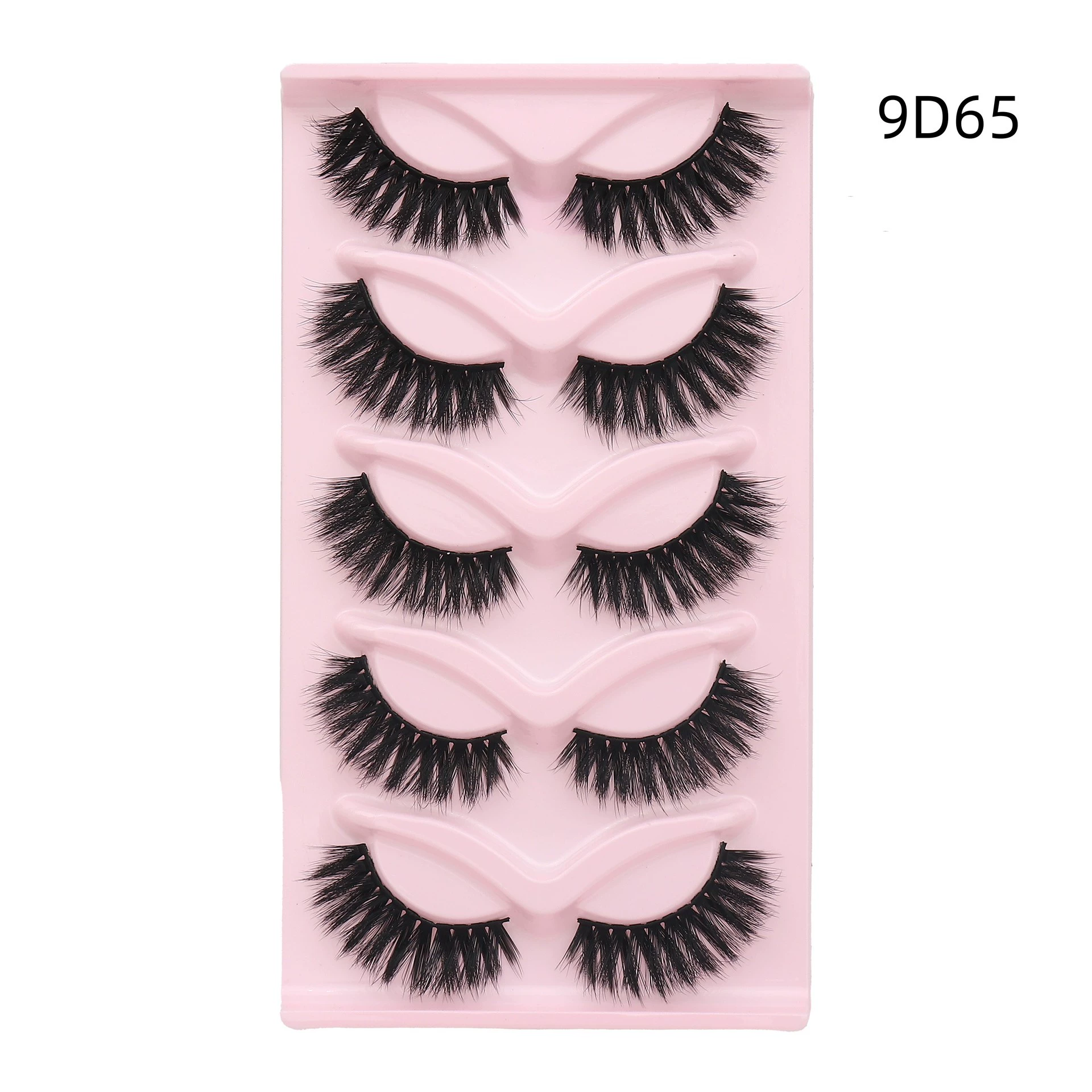 False Eyelashes Cat-Eye 3D, European Style, Assorted Styles (Multiple Specifications)