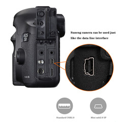 Compatible with Canon DSLR Camera Data Cable IFC-400PCU USB2.0 Computer Connection Cable T-Port 5-Pin