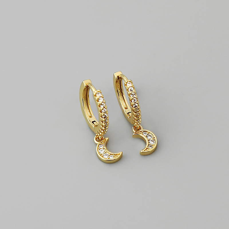 retro crescent hoop copper ear clip wholesale Nihaojewelrypicture1