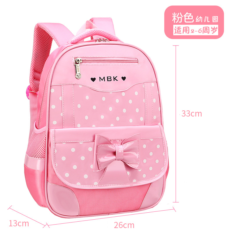 Mochila coreana para estudiantes de primaria de onda 1 - 3 - 5 - 6 grados varilla de tracción para niños 6 - 9 - 12 años mochila de hombro para reducir la carga
