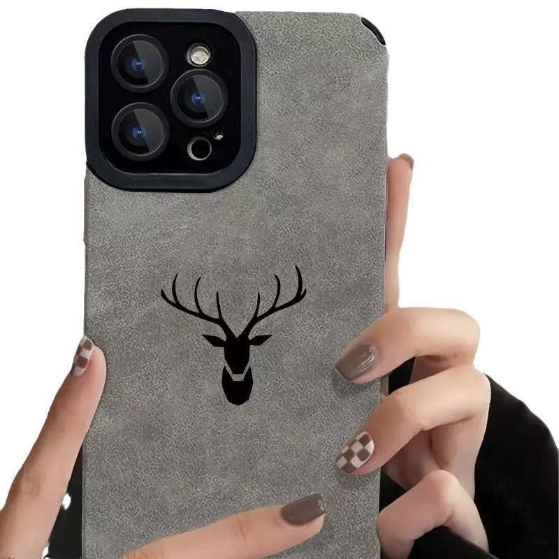 Suede Leather Phone Case For Iphone Full Edge Protection_voghion.com