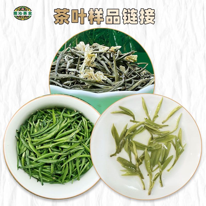 四川雅安蒙顶甘露茶叶批发绿茶茉莉花茶飘雪雀舌毛峰样品