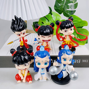 2025 New Q Edition Animation Which Zha Ao Bing Handmade Devil Child Descendate World Handmade Toy Doll Model