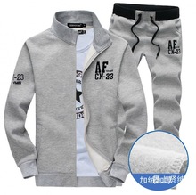 春秋休闲便宜一身40搭配30岁20卫中年爸爸上衣服土男士运动成套装