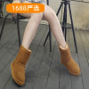 2022 Snow boots Fur one genuine leather Pure wool non-slip waterproof thickening In cylinder Northeast Cotton boots