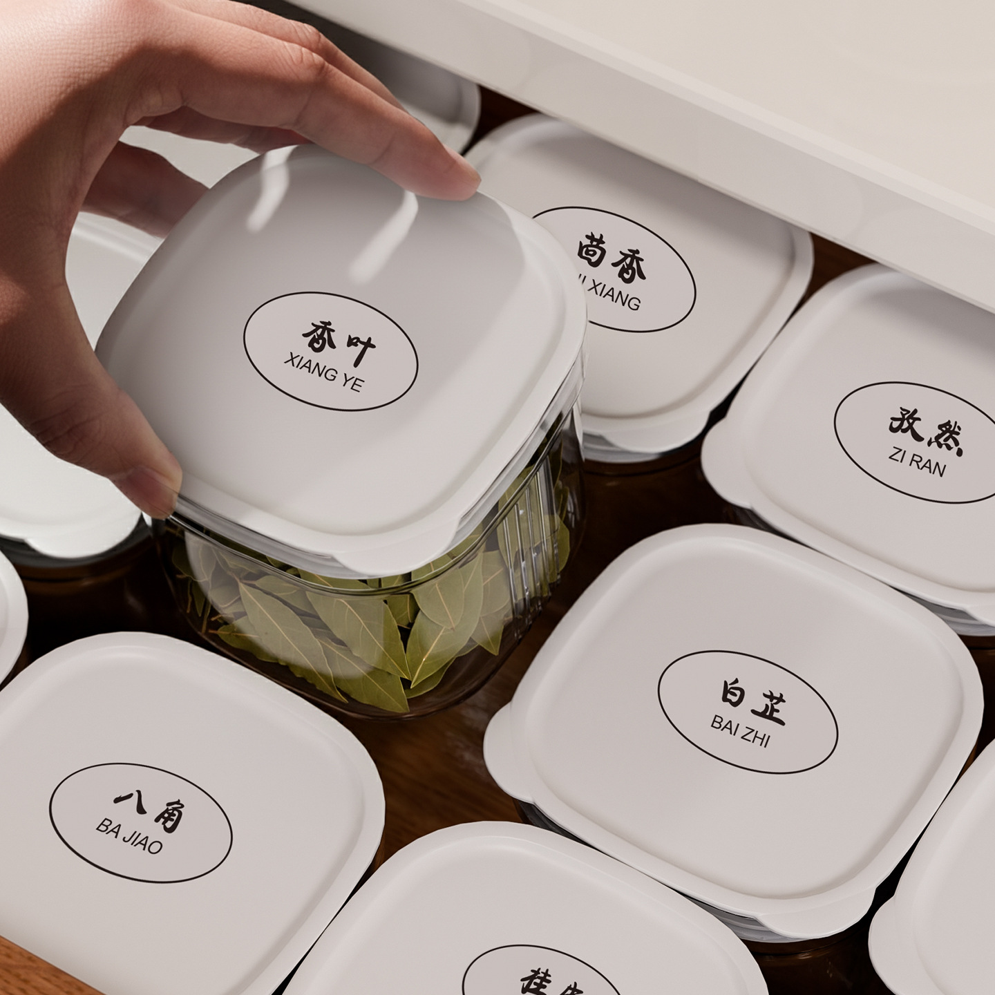 Tanque de sellado granos de cocina almacenamiento de grano de grano caja de plástico transparente de grado alimenticio bocadillos productos secos tanque de almacenamiento de té